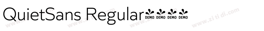 QuietSans Regular字体转换